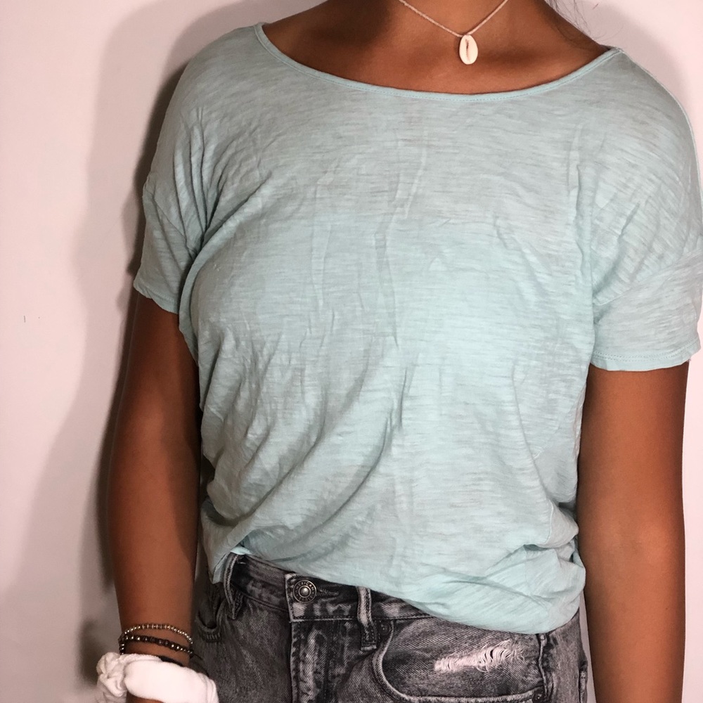 Old Navy standard teal tee